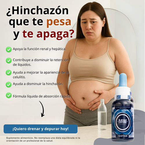 DRENADOR MW® - ¡ADIÓS HINCHAZÓN!