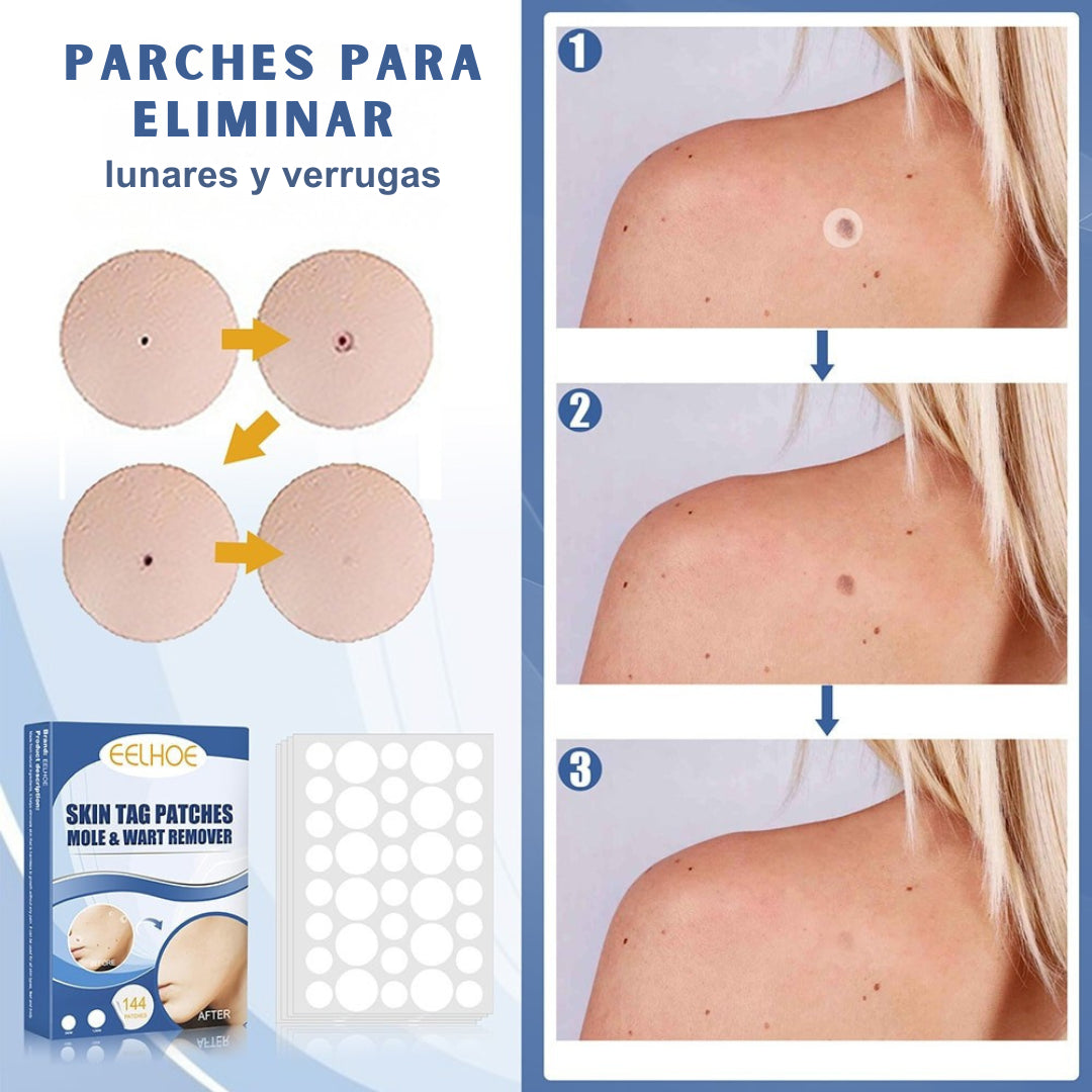 EELHOE PRO™   – Eliminación de Verrugas sin Dolor (144 Parches)